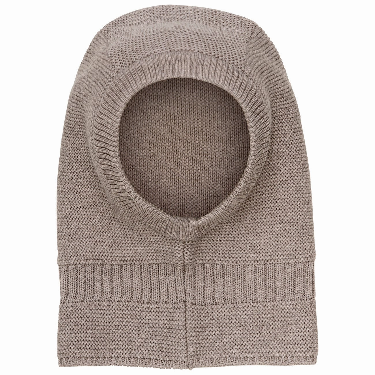 Deal Frenzy Today Shop & Grab Now Huttelihut Brown Melange Balaclava Wool Knit Windstop