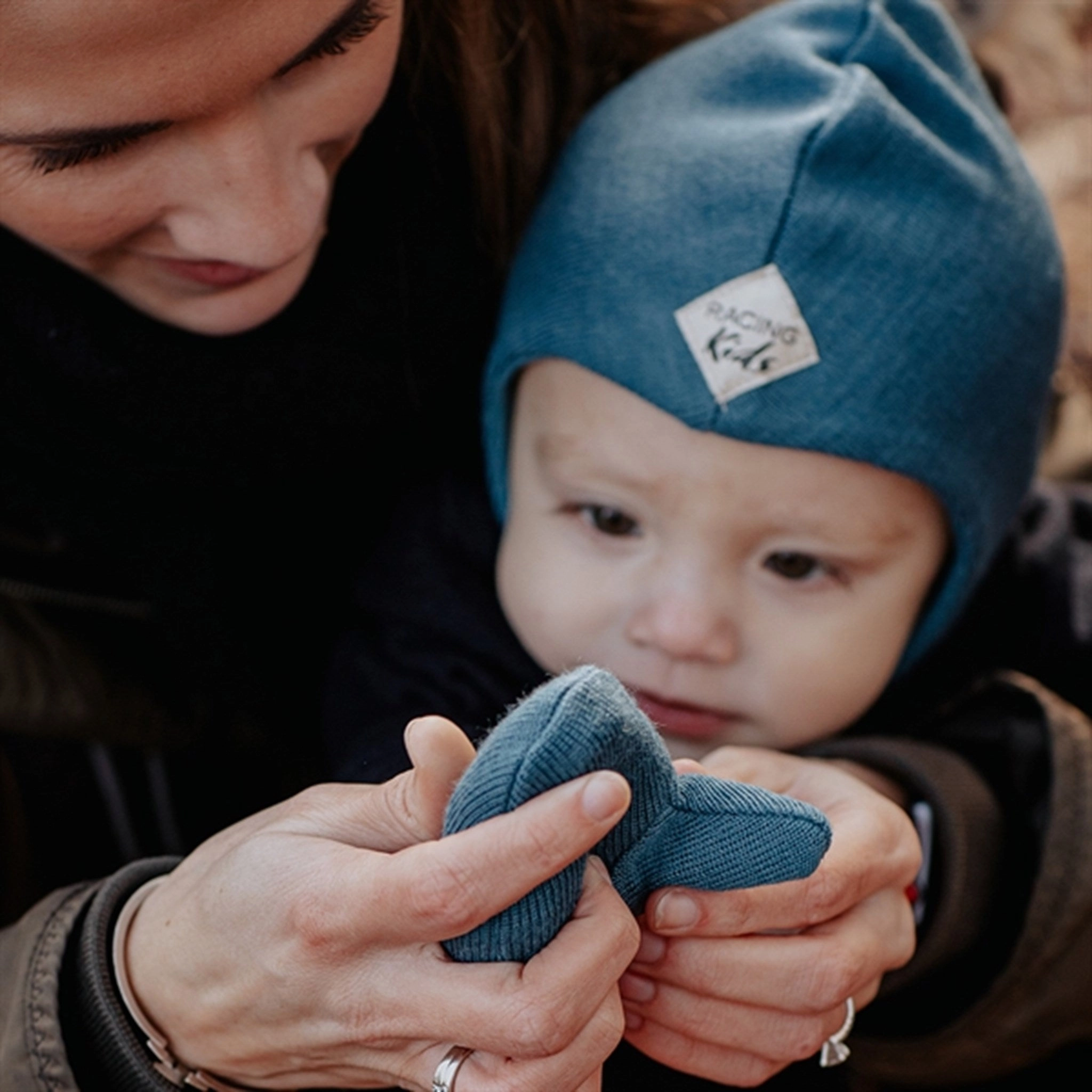 Limited Stock Hot Deal Shop & Grab Savings Racing Kids Mittens Dusty Blue
