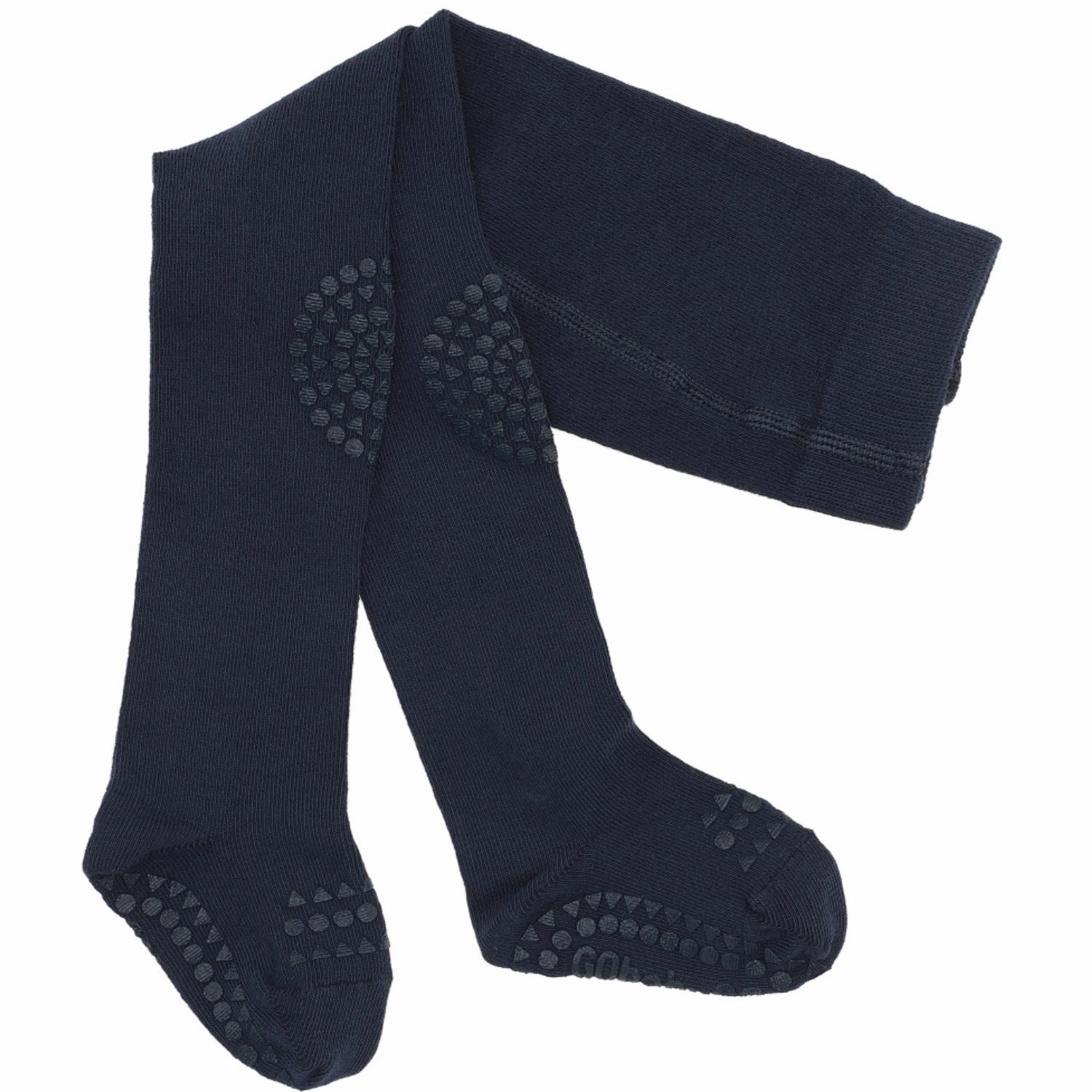 Hot Sale Alert Save More Now Gobabygo Navy Blue Crawling Tights Organic Cotton