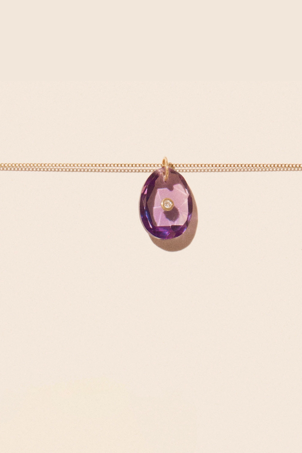 Orso N1 Necklace In Amethyst Mega Hot Offer