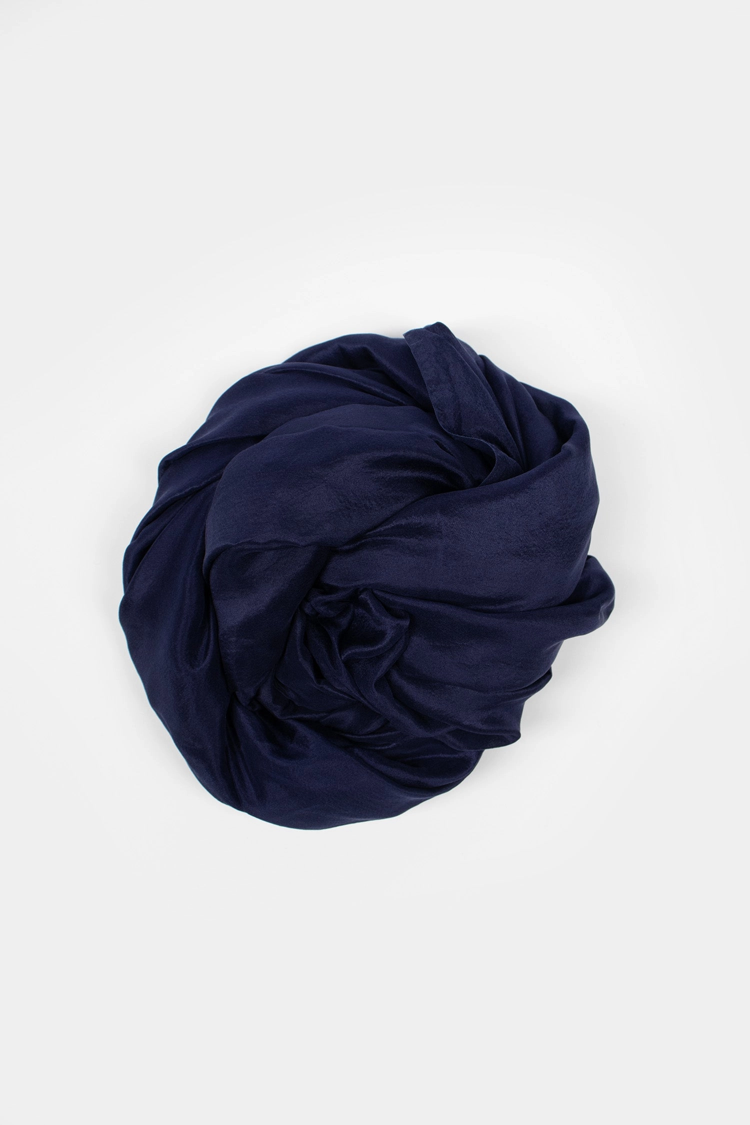 Silk Habotai Light Scarf Navy Big Savings Event Limited Time Sale