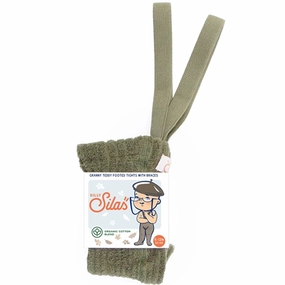 Silly Silas Granny Teddy Tights Olive Gift Sale Event Exclusive Holiday Deal