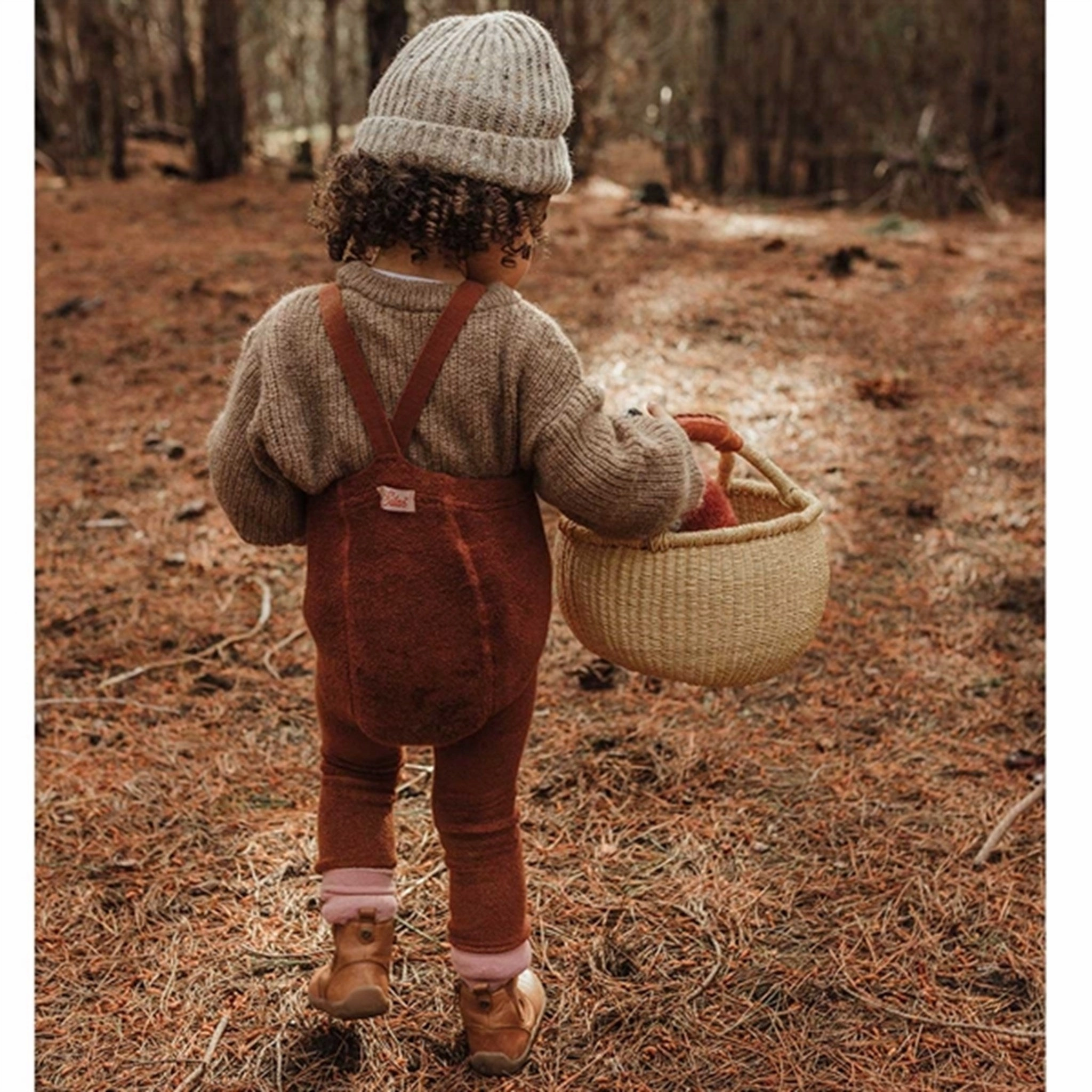 Silly Silas Teddy Warmy Footed Tights Cinnamon Special Price Offer
