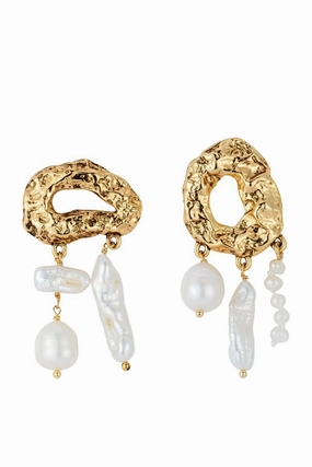 Silvia Pearl Earrings Hot Pick Deal