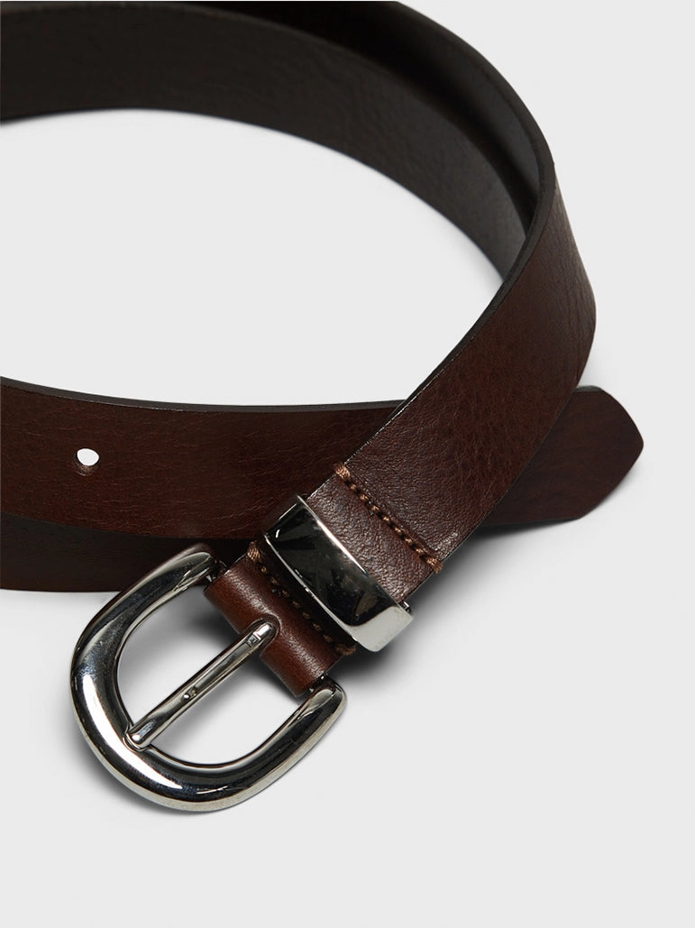 Simple Belt 2,5 Cm In Brown Shop & Grab Now