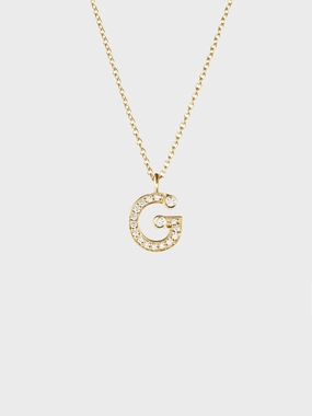 Simple G Necklace Clearance Blowout