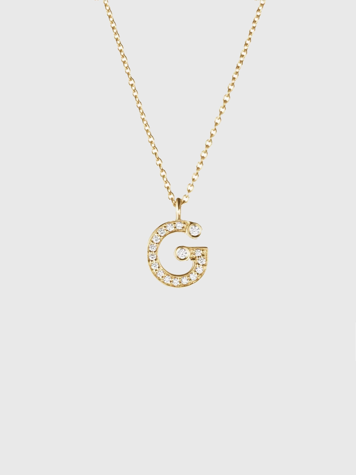 Simple G Necklace Clearance Blowout
