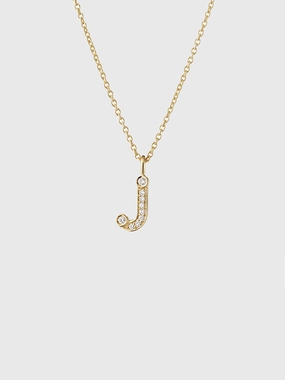 Weekend Flash Offer Simple J Necklace
