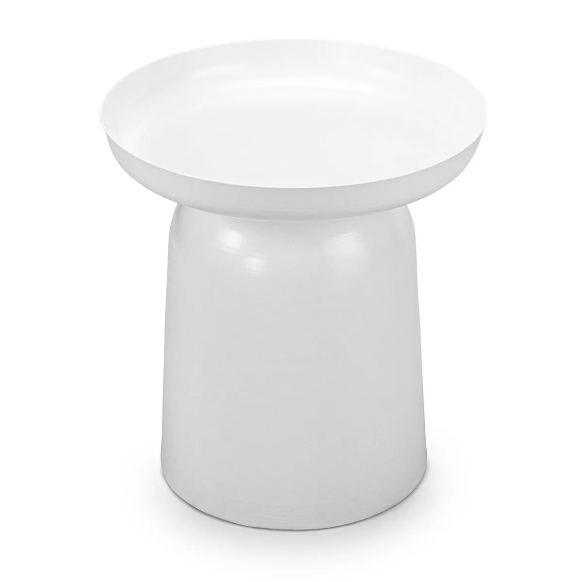 Sirkel Round Pedestal Side Table