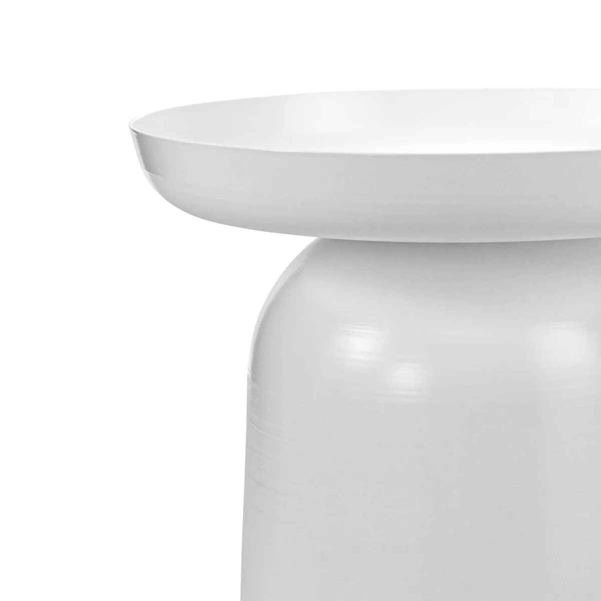 Sirkel Round Pedestal Side Table