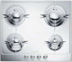 SMEG 24" Retro Gas Cooktop - Stainless - PU64ES
