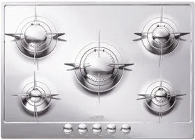 SMEG 28" Retro Gas Cooktop - Stainless - PU75ES