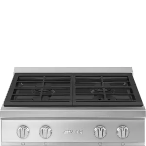 SMEG PORTOFINO 30" Gas Rangetop - Stainless - RTU304GX
