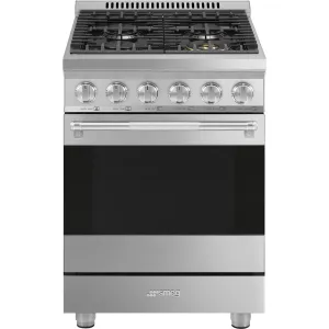 SMEG PROFESSIONAL 24" Gas Range - Stainless - SPR24UGGX