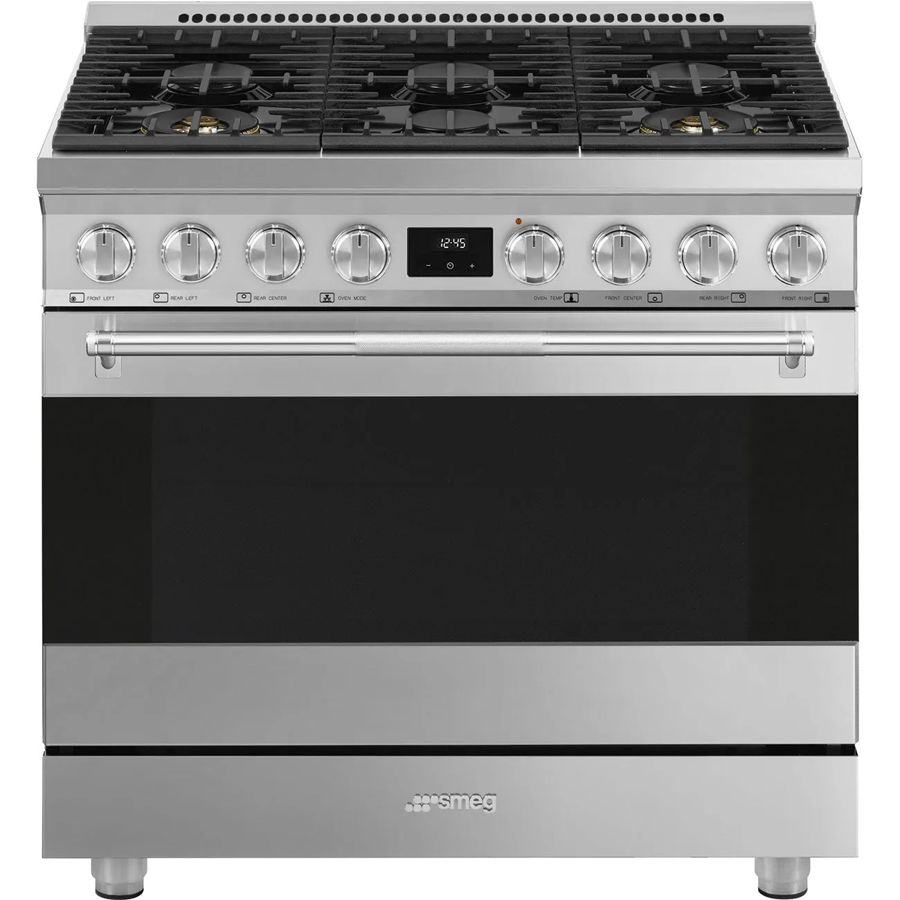 SMEG PROFESSIONAL 36" Gas Range - Stainless - SPR36UGGX