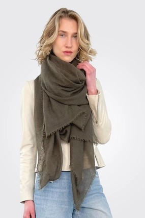 Soho Baby Cashmere Shawl - Pewter Weekend Specials