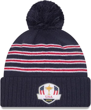 Exclusive Savings Event Ryder Cup 2025 New Era Saturday Pom Cuff Knit Beanie