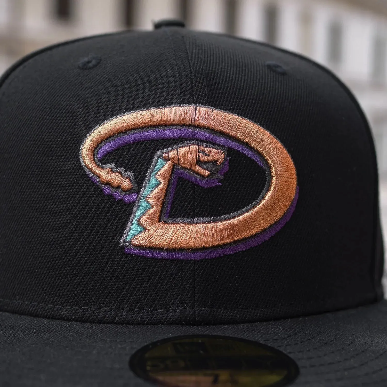 New Era 59Fifty Mlb Arizona Diamondbacks Satin Lined Black/ Bronze Uv Grab It Before Gone Limited Time Sale