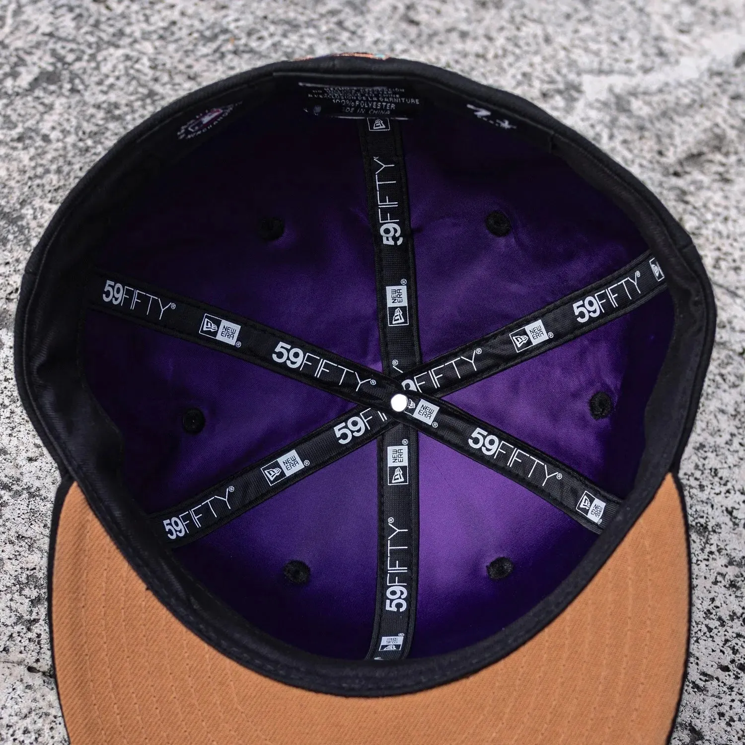 Save Big Today New Era 59Fifty Mlb Arizona Diamondbacks Satin Lined Black/ Bronze Uv