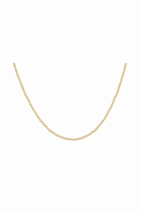 Shop the Savings Now 15" Choker Classic Gold 2Mm Bead Necklace