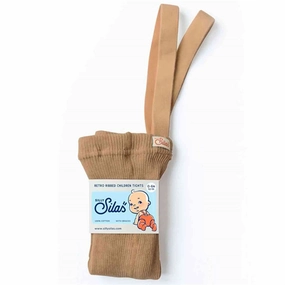 Steal Todays Offer Silly Silas Footed Tights Light Brown