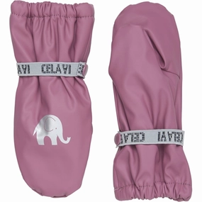 Celavi Pu Mittens W. Fleece Mellow Mauve Trendy Picks Today