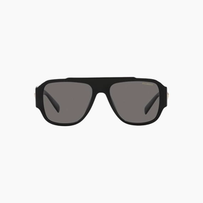 Men'S Versace Black Gold Sunglasses Save More Online