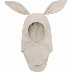 Huttelihut Camel Melange Balaclava Ears Cotton Rib Perfect Gift Offer Must-Have Items