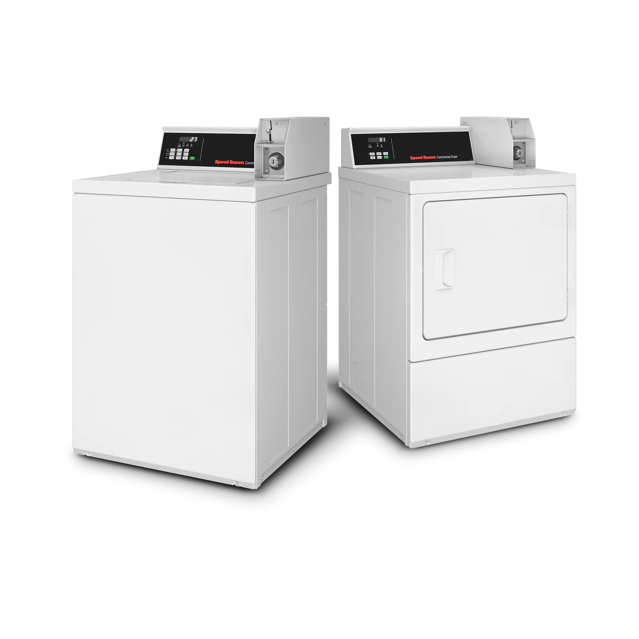 Speed Queen DV6000WG Light Commercial Coin Drop Top Load Matching Dryer - Gas