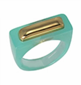 Square Face Gold Line Menthol Ring Limited Time Offer!
