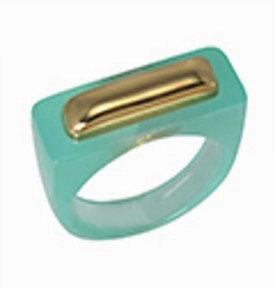 Square Face Gold Line Menthol Ring Limited Time Offer!