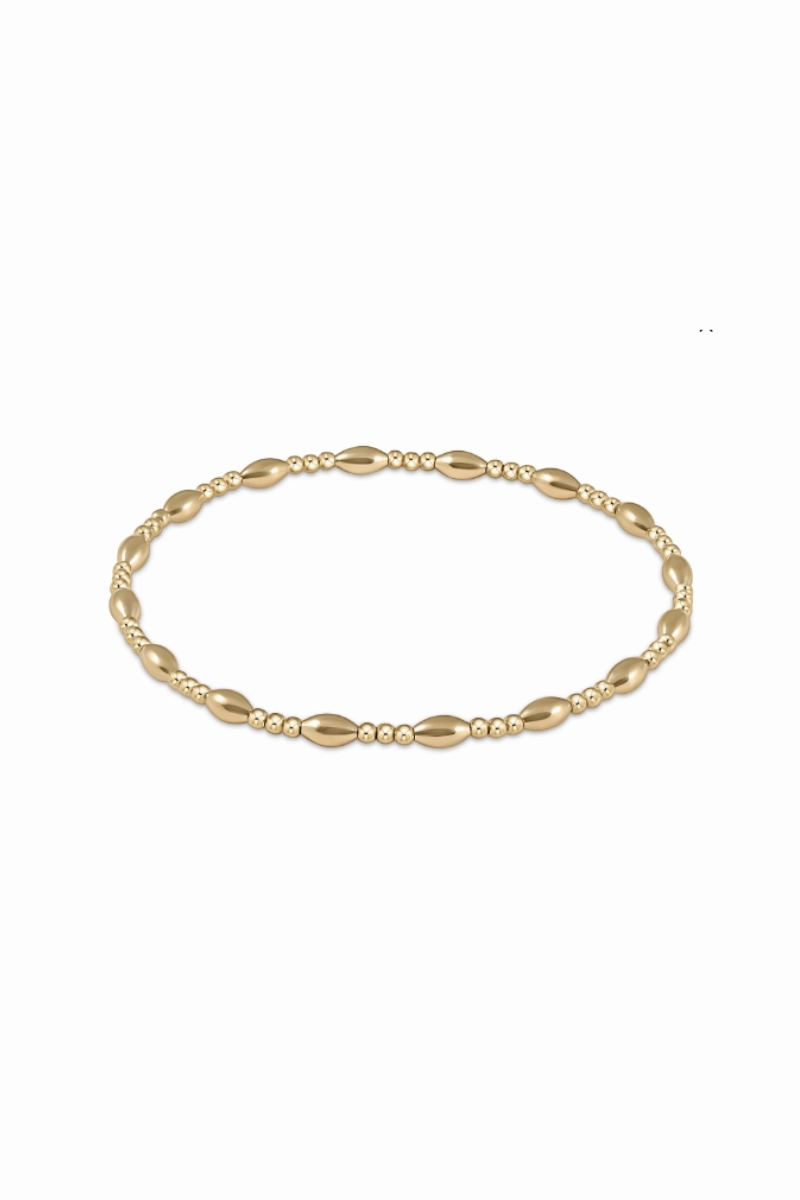 Must-Have Gift Ideas Harmony Sincerity Pattern 2Mm Bead Bracelet- Gold
