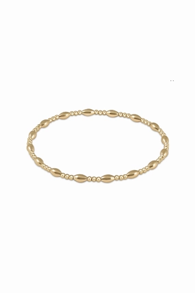 Must-Have Gift Ideas Harmony Sincerity Pattern 2Mm Bead Bracelet- Gold