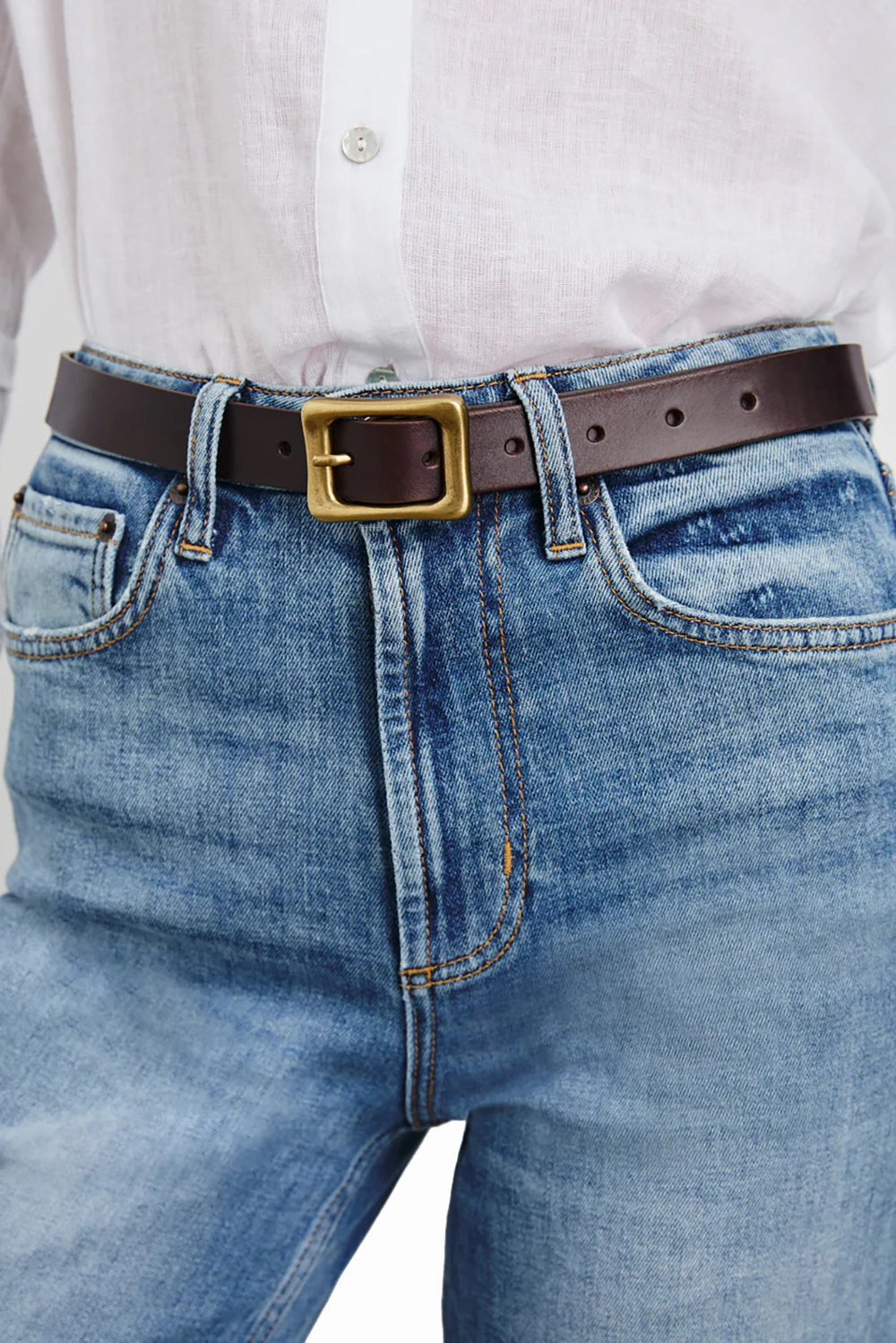 New Arrival Discount Clearance Savings Now Remi Belt In Brown Gold
