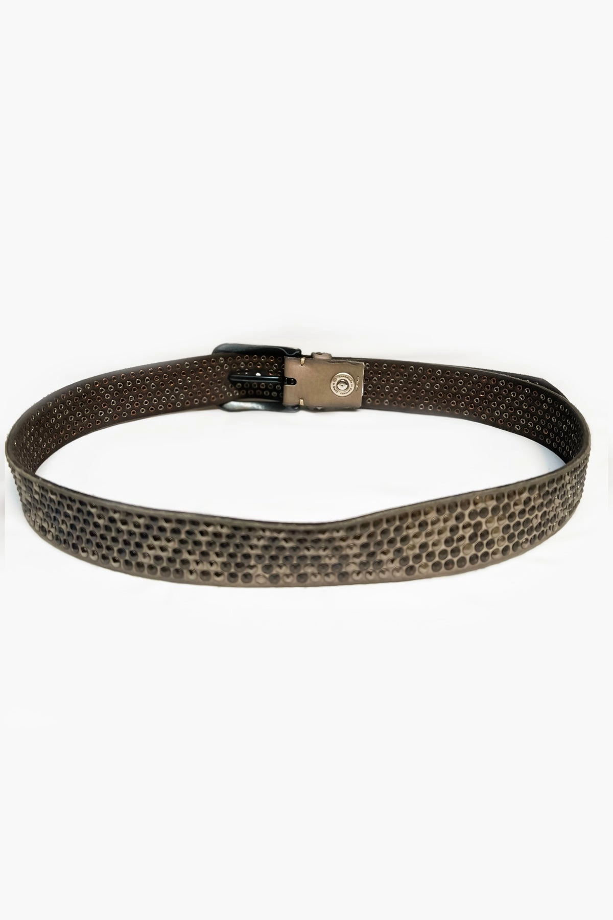 Last Chance Steal Studded Belt - Taupe