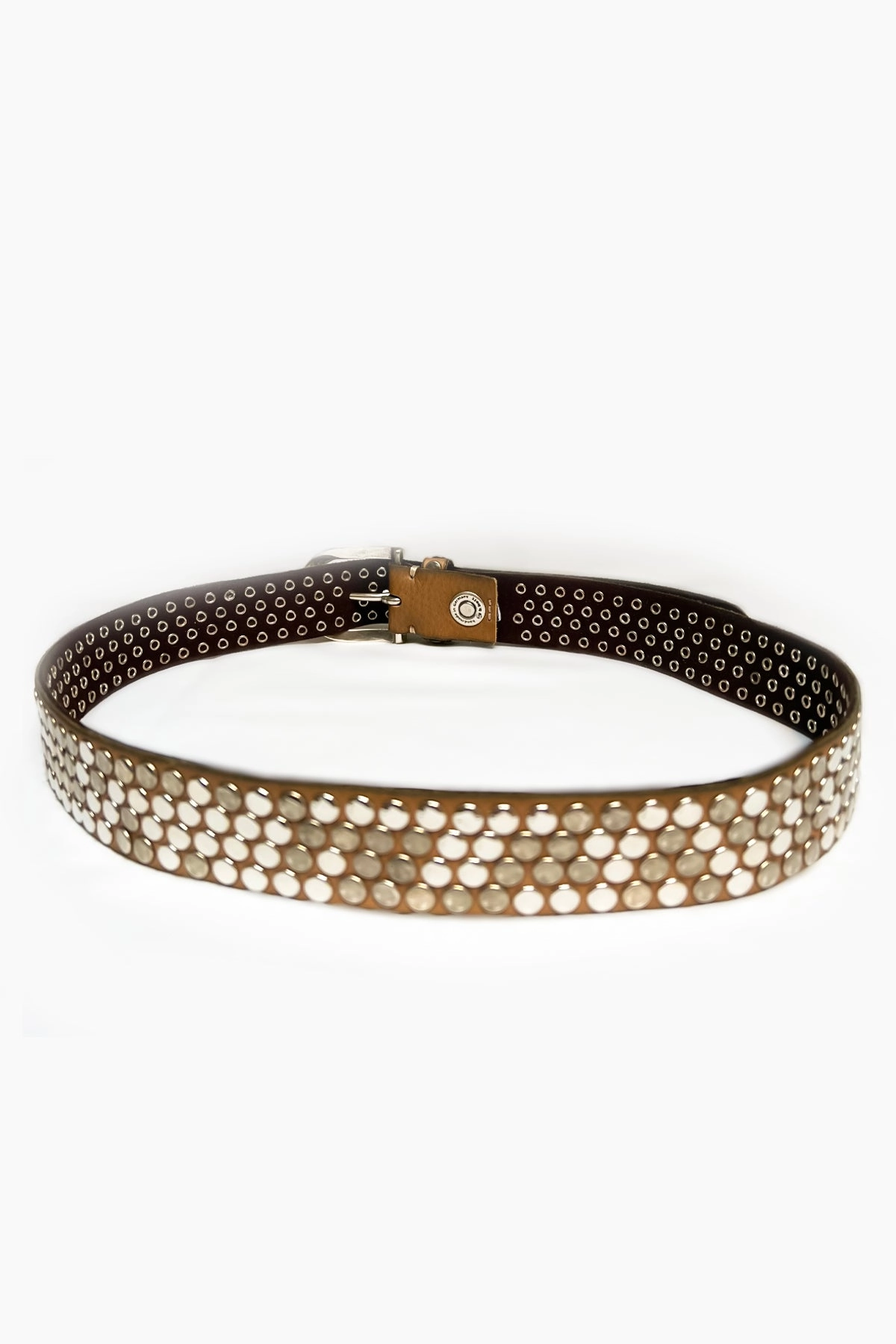 Studded Belt - Vanilla Shop the Savings Best Deal Online
