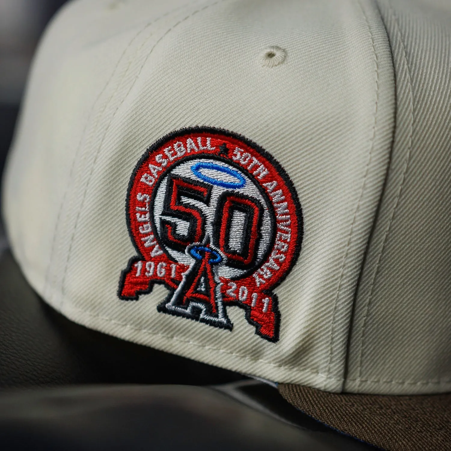 Sugar Skull Anaheim Angels Mlb Chrome White Blue Uv / New Era 59Fifty Fitted Cap Dont Wait! Save Today