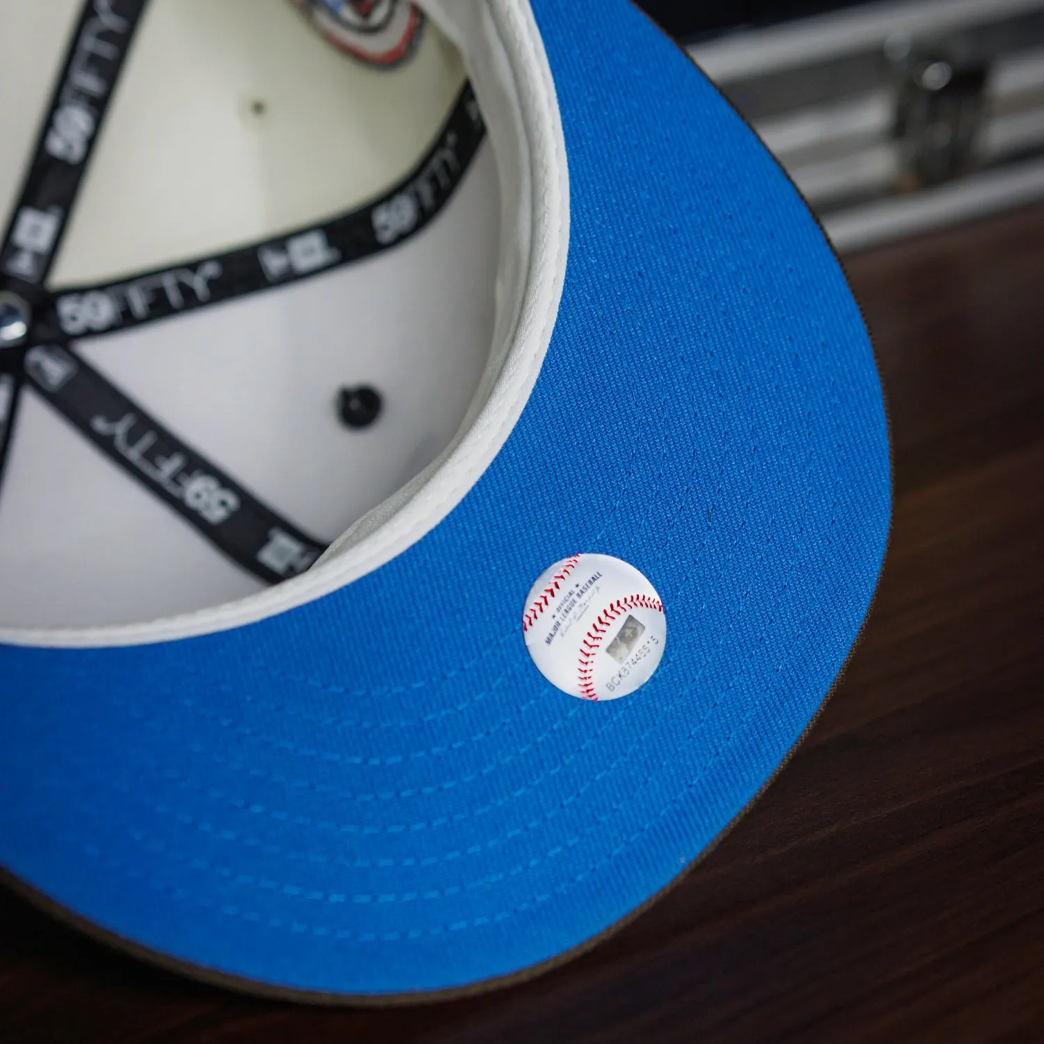 Special Steal Event Sugar Skull Anaheim Angels Mlb Chrome White Blue Uv / New Era 59Fifty Fitted Cap
