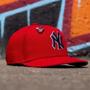 New Era 59Fifty Mlb New York Yankees Nookie Edition Red / Grey Uv Fitted Cap Hot Price Drop