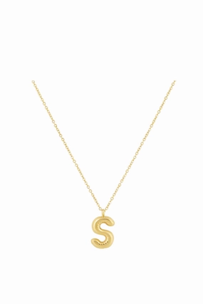 Save Big Today Grab It Now Bubble Initial Necklace