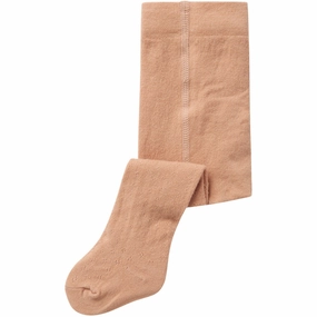 Lil'Atelier Rugby Tan Ilso Ana Pointelle Tights Save Big Today Hot Item Clearance
