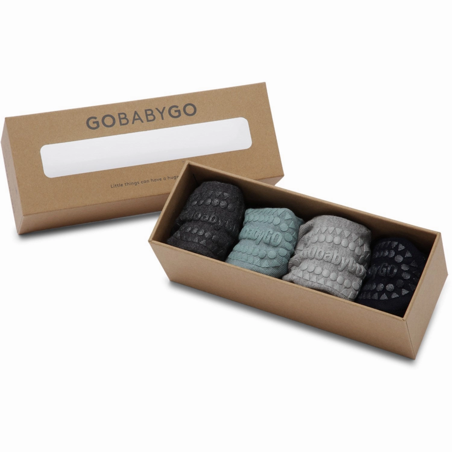 Deal of the Day Clearance Event Today Gobabygo Grey/Blue/Blue/Grey Combo Box Bamboo