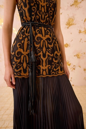 Tassel Belt In Noir Special Deal Frenzy Grab It Before Gone