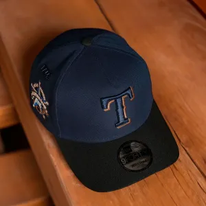 Texas Rangers Mlb Blue Silver Uv / New Era 9Forty A-Frame Trending Now Discount