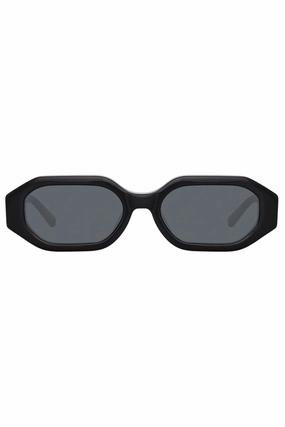 Special Price Offer The Attico Irene Angular Sunglasses In Black