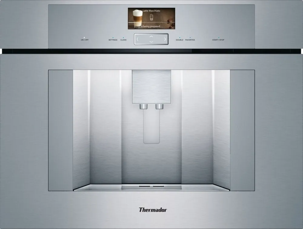 Thermador TCM24PS 24-Inch Built-In Plumbed Coffee Machine With Home Connect Tcm24Ps