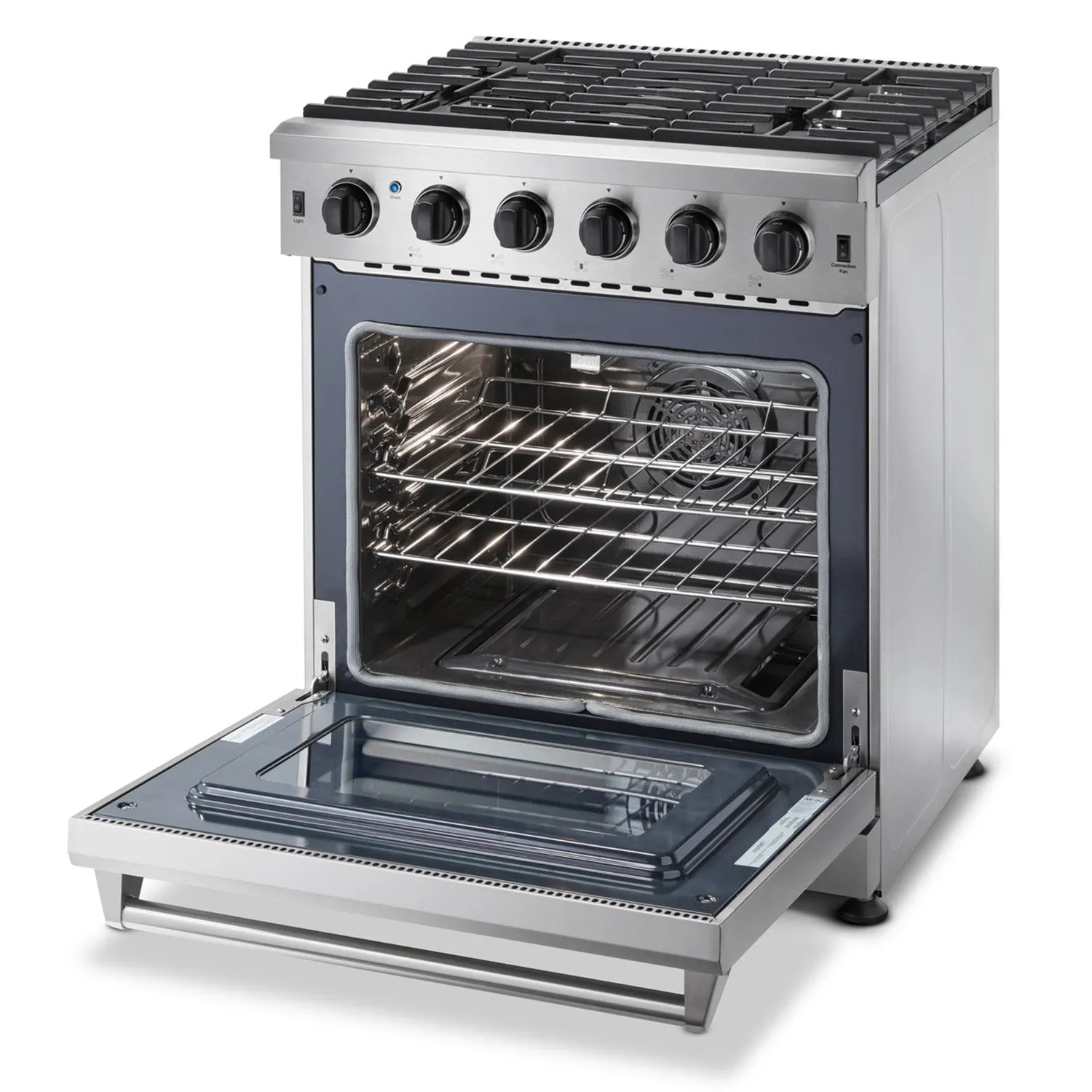 Thor 30" Professional Stainless Steel Gas Range - Stainless - LRG3001U