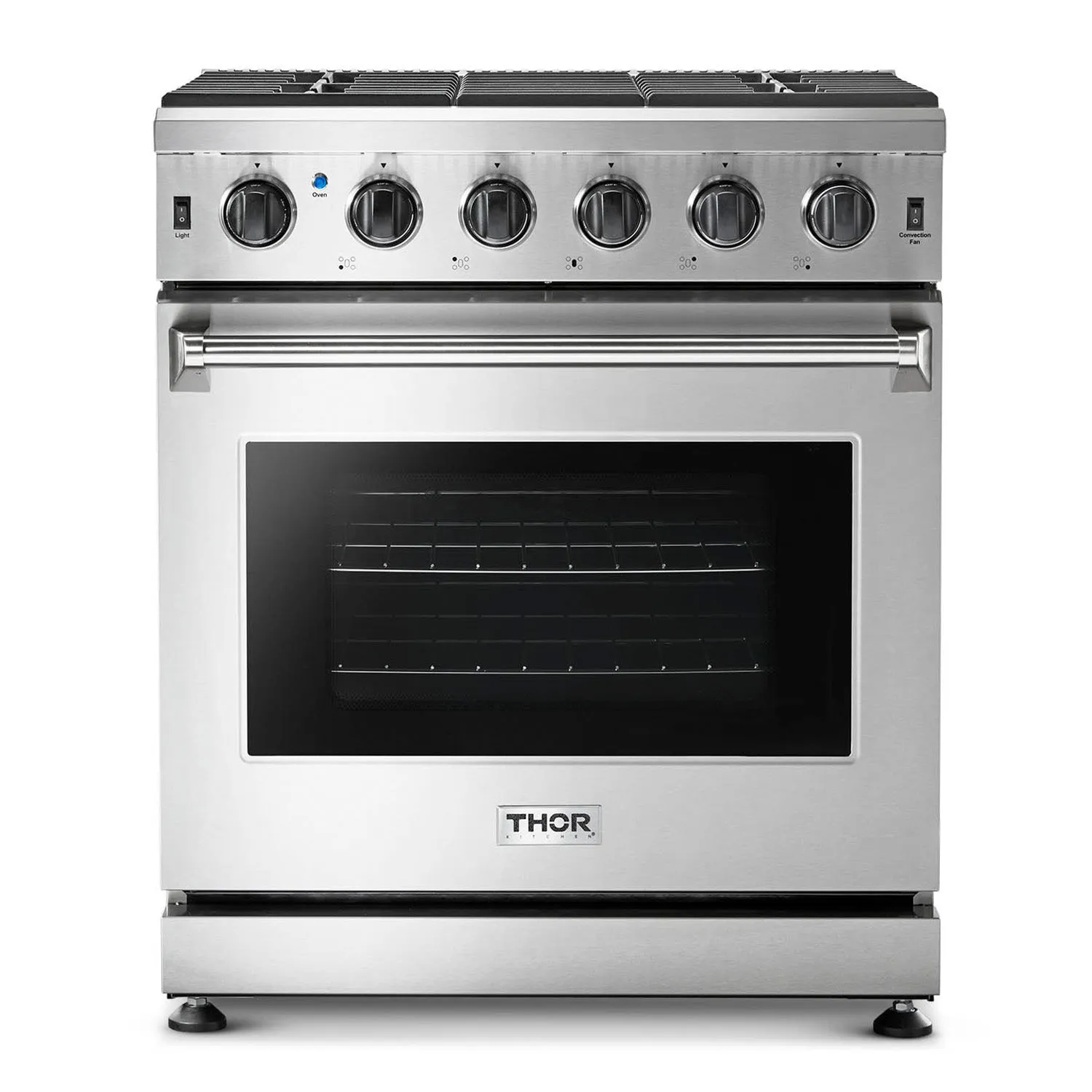 Thor 30" Professional Stainless Steel Gas Range - Stainless - LRG3001U