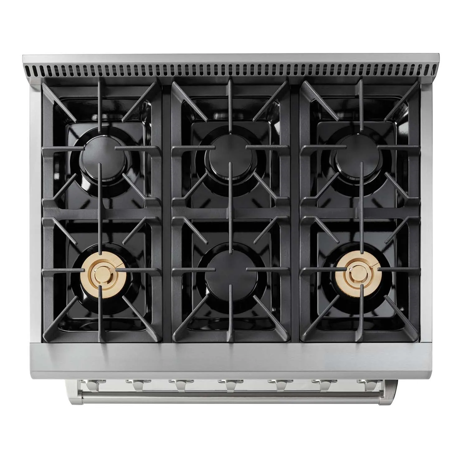 Thor 36" Professional Stainless Steel Gas Range - Stainless - HRG3618U