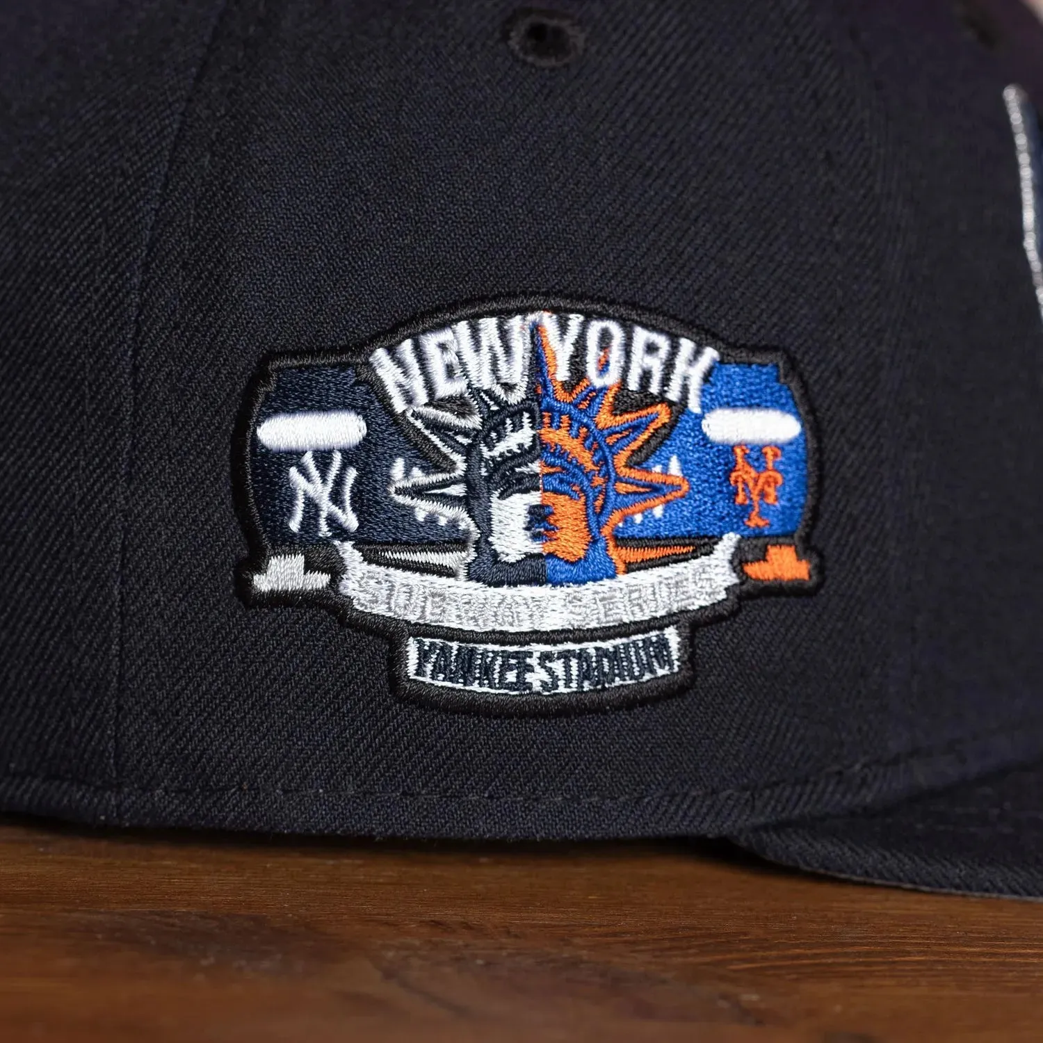 Hot Clearance Now New Era 59Fifty Mlb New York Yankees Subway Series Yankee Stadium Navy / Grey Uv Fitted Cap